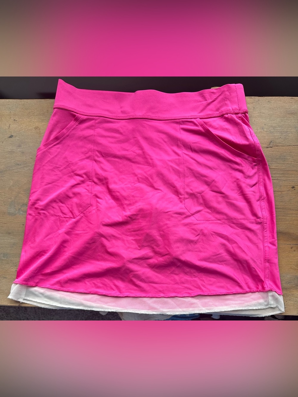 Belyn Key Hot Pink Athletic Skort